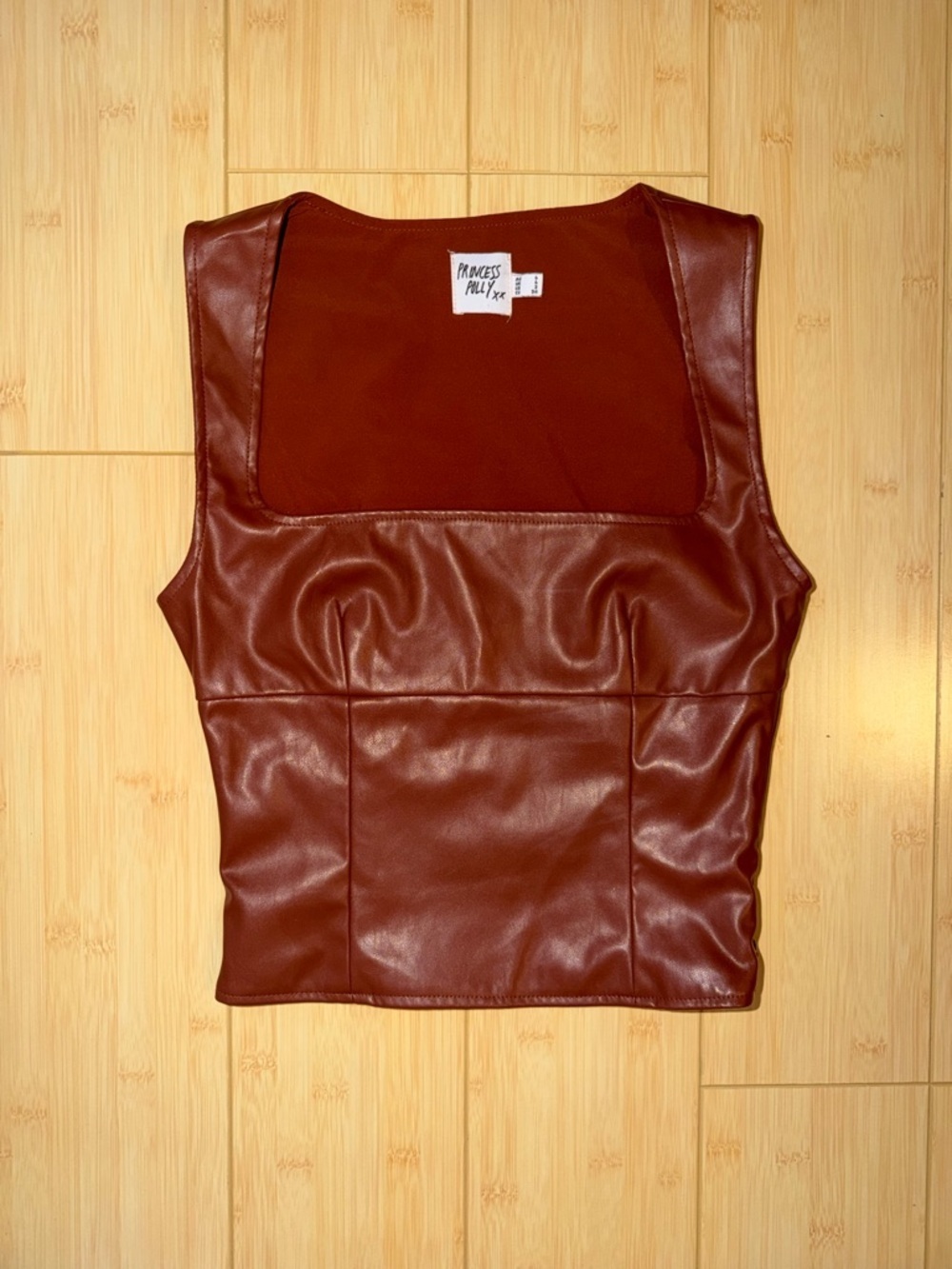 Princess Polly Brumby PU Tank Top